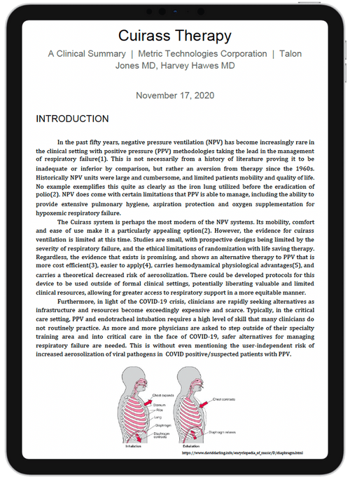 Whitepaper document mockup